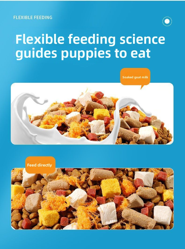 Puppy-Specific Dog Food Milk Cake Small Kibble for Small Breeds Teddy Puppy Food Golden Retriever Puppy Food Wholesale