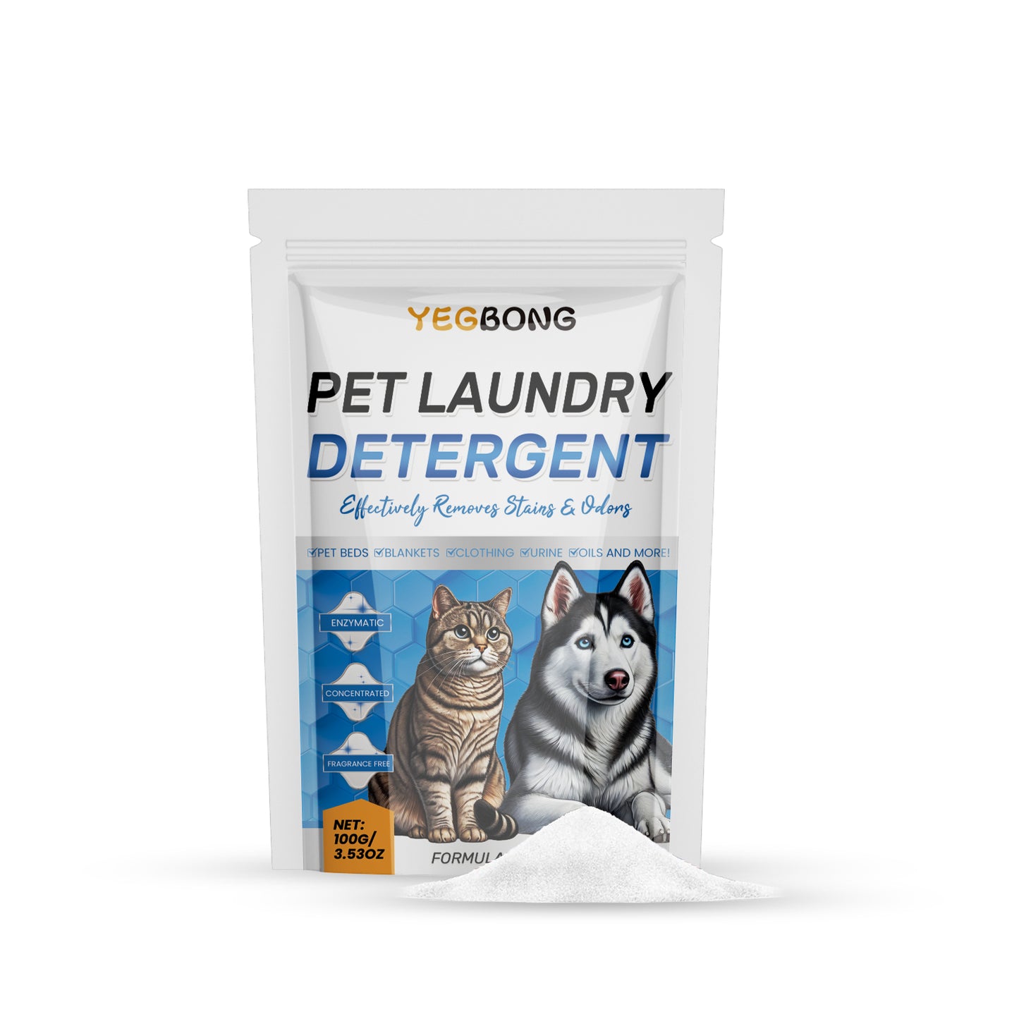 Yegbong Pet Laundry Powder: Stain & Odor Remover
