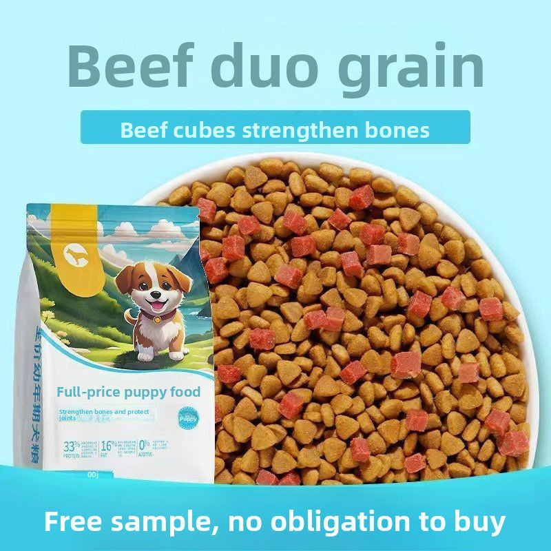 Puppy-Specific Dog Food Milk Cake Small Kibble for Small Breeds Teddy Puppy Food Golden Retriever Puppy Food Wholesale