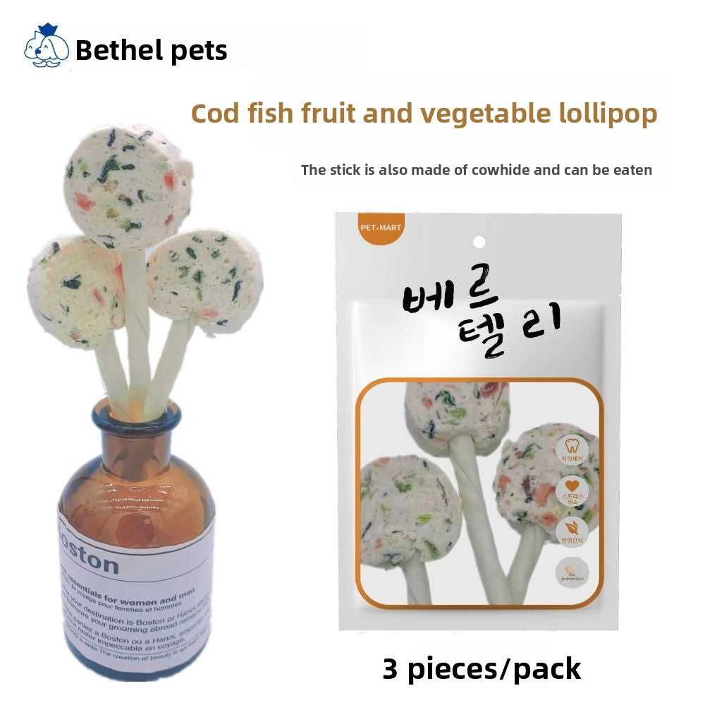 Dog Snacks Yihe 1.0m Stick Pet Snacks Large Dog Cowhide Ring Puppy Chicken Beef Chew Stick Dog