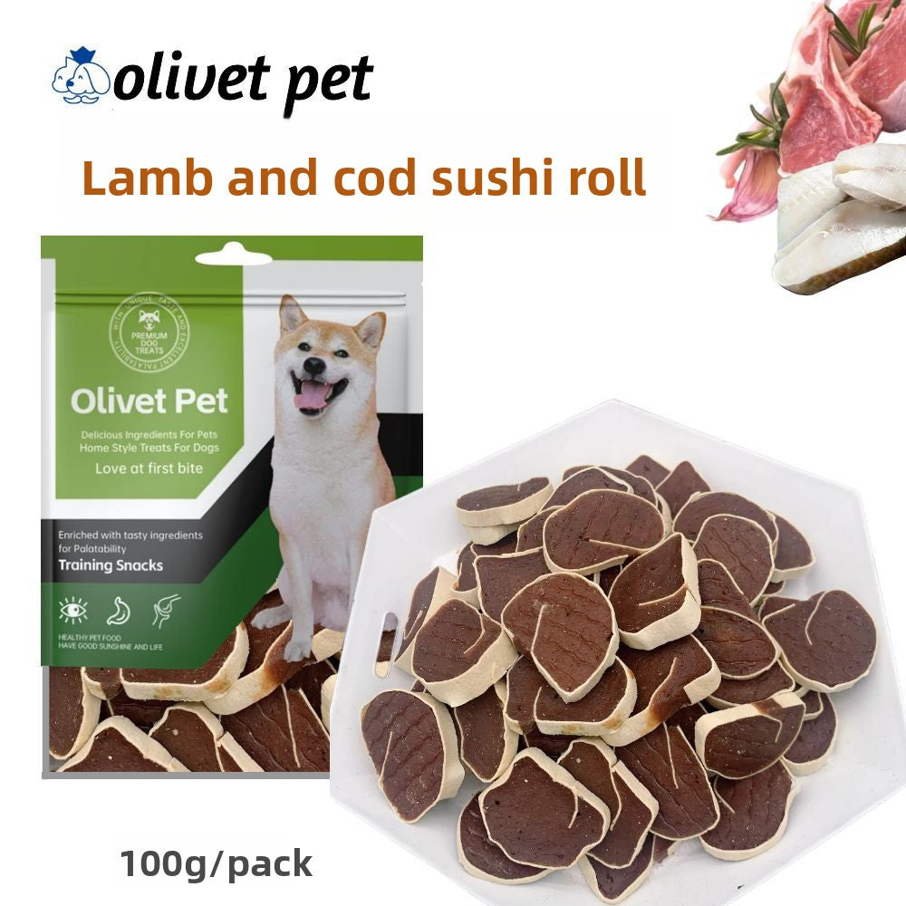 Dog Snacks Yihe 1.0m Stick Pet Snacks Large Dog Cowhide Ring Puppy Chicken Beef Chew Stick Dog