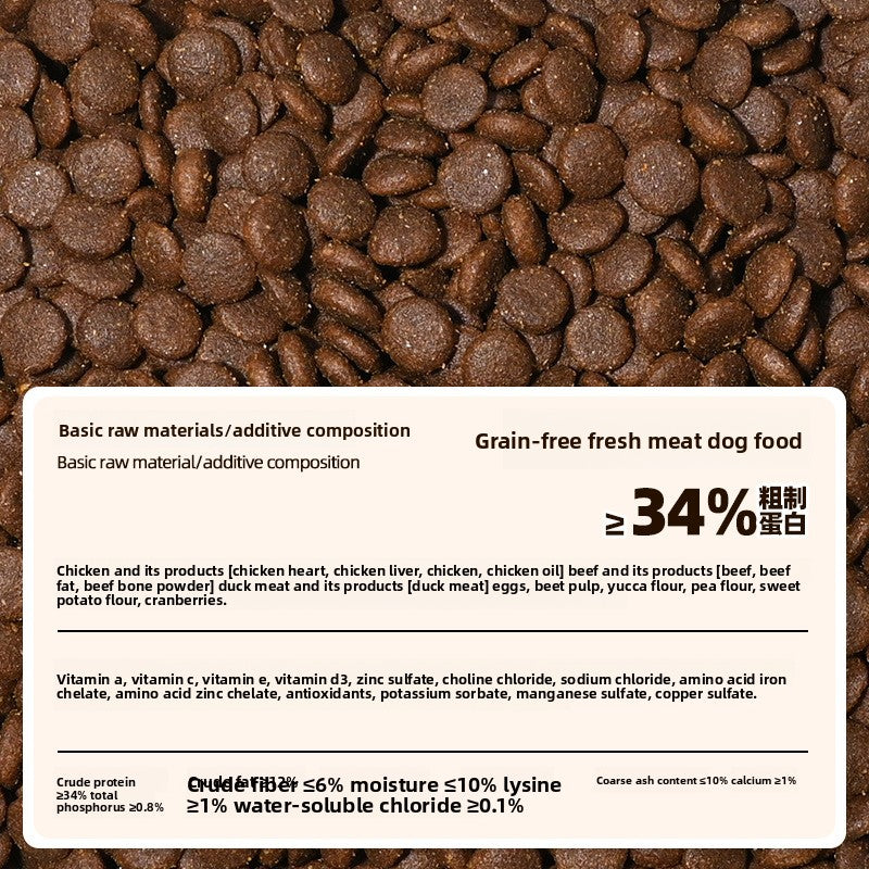 Freeze-Dried Raw Dog Food, 20kg Bulk Wholesale for Puppies & Adult Dogs