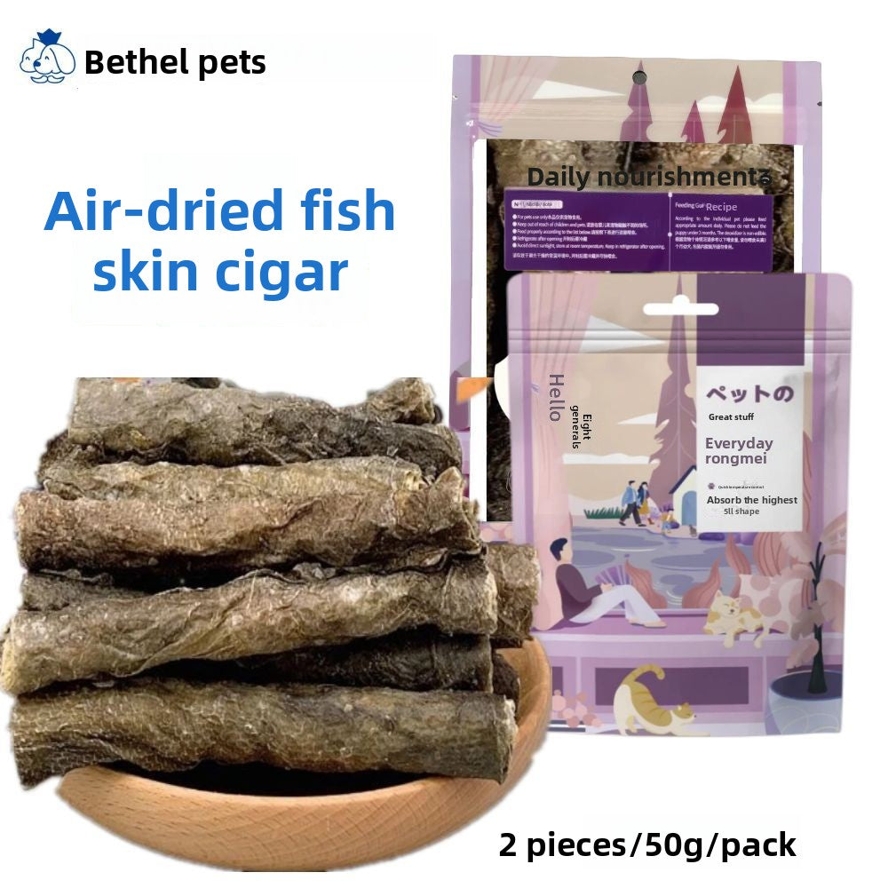Dog Snacks Yihe 1.0m Stick Pet Snacks Large Dog Cowhide Ring Puppy Chicken Beef Chew Stick Dog