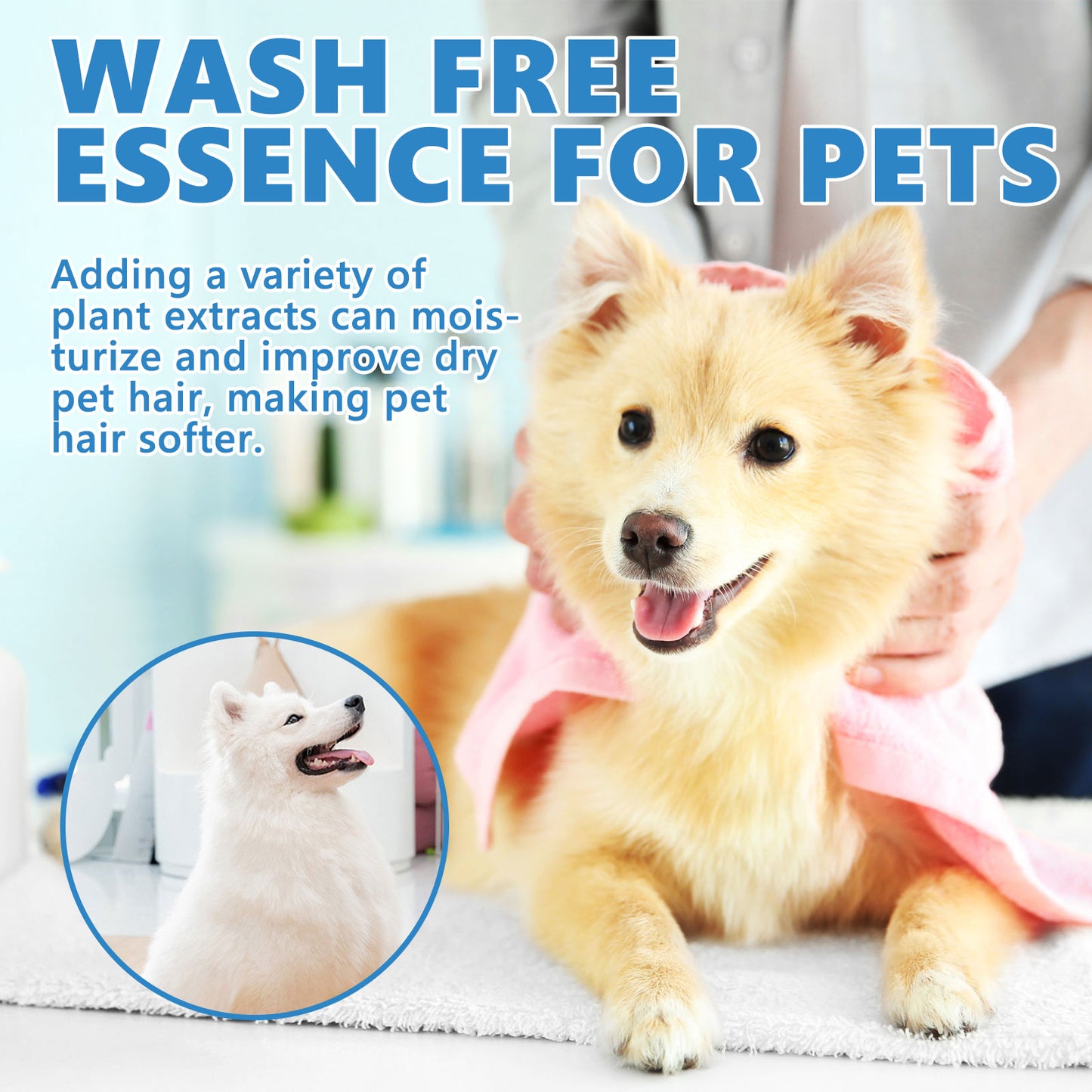 Yegbong Leave-In Pet Essence - For Fluffy, Fragrant Cat & Dog Hair