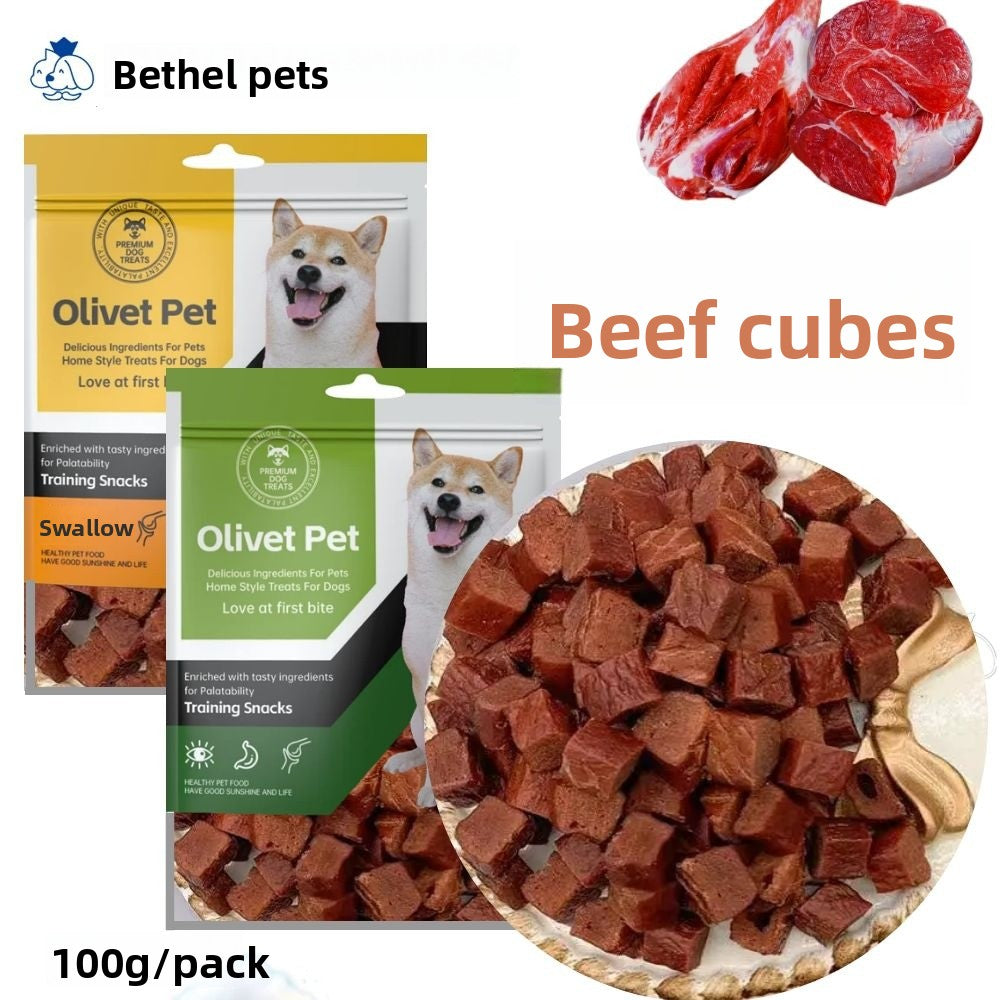Dog Snacks Yihe 1.0m Stick Pet Snacks Large Dog Cowhide Ring Puppy Chicken Beef Chew Stick Dog