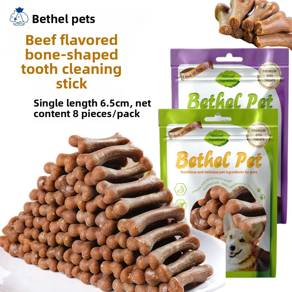 Dog Snacks Yihe 1.0m Stick Pet Snacks Large Dog Cowhide Ring Puppy Chicken Beef Chew Stick Dog