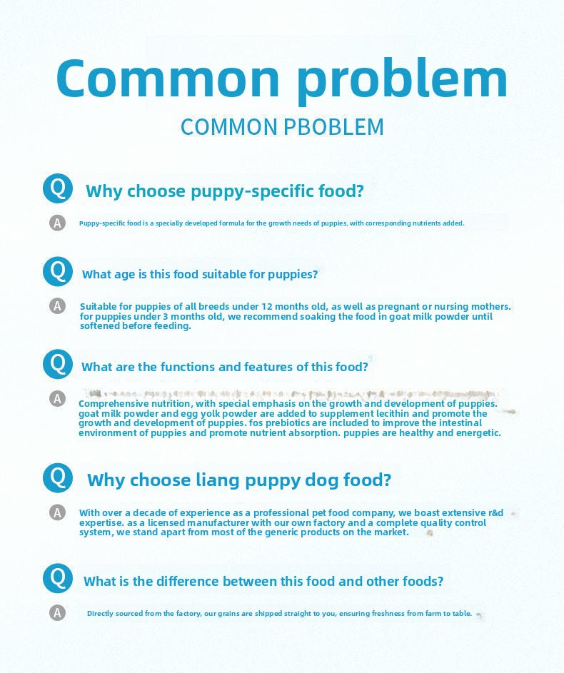 Puppy-Specific Dog Food Milk Cake Small Kibble for Small Breeds Teddy Puppy Food Golden Retriever Puppy Food Wholesale