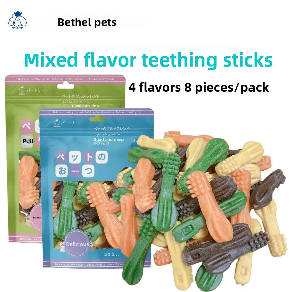 Dog Snacks Yihe 1.0m Stick Pet Snacks Large Dog Cowhide Ring Puppy Chicken Beef Chew Stick Dog