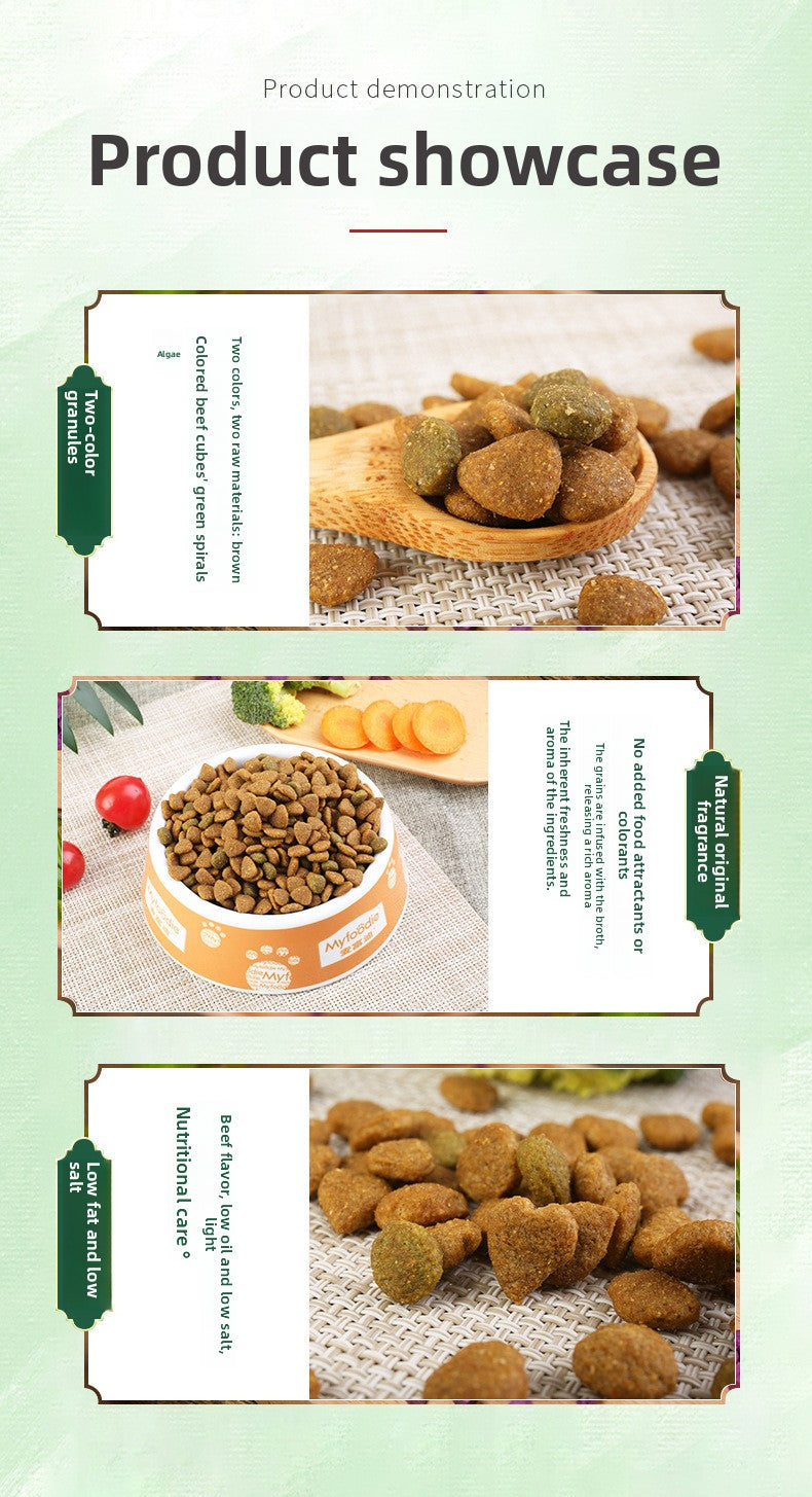 McFoody Algae Fun Beef & Spirulina Dog Food 2.5kg - Healthy Coat
