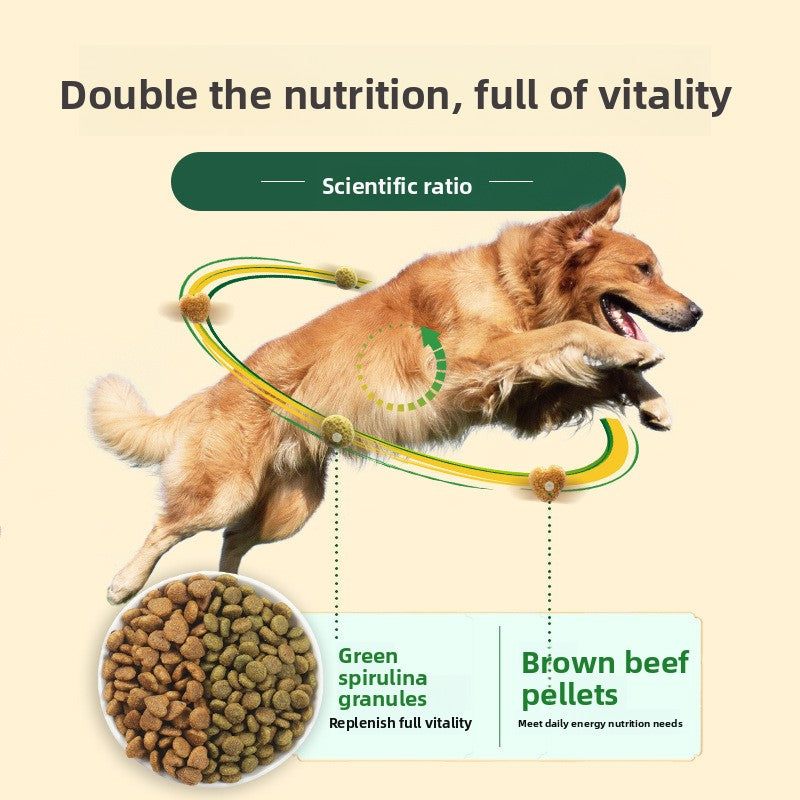 McFoody Algae Fun Beef & Spirulina Dog Food 2.5kg - Healthy Coat